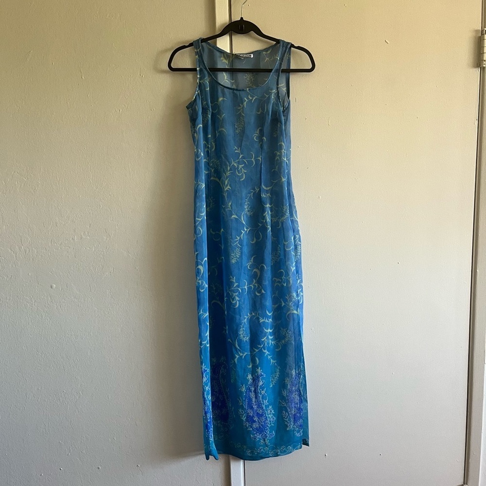 Y2K sheer maxi dress